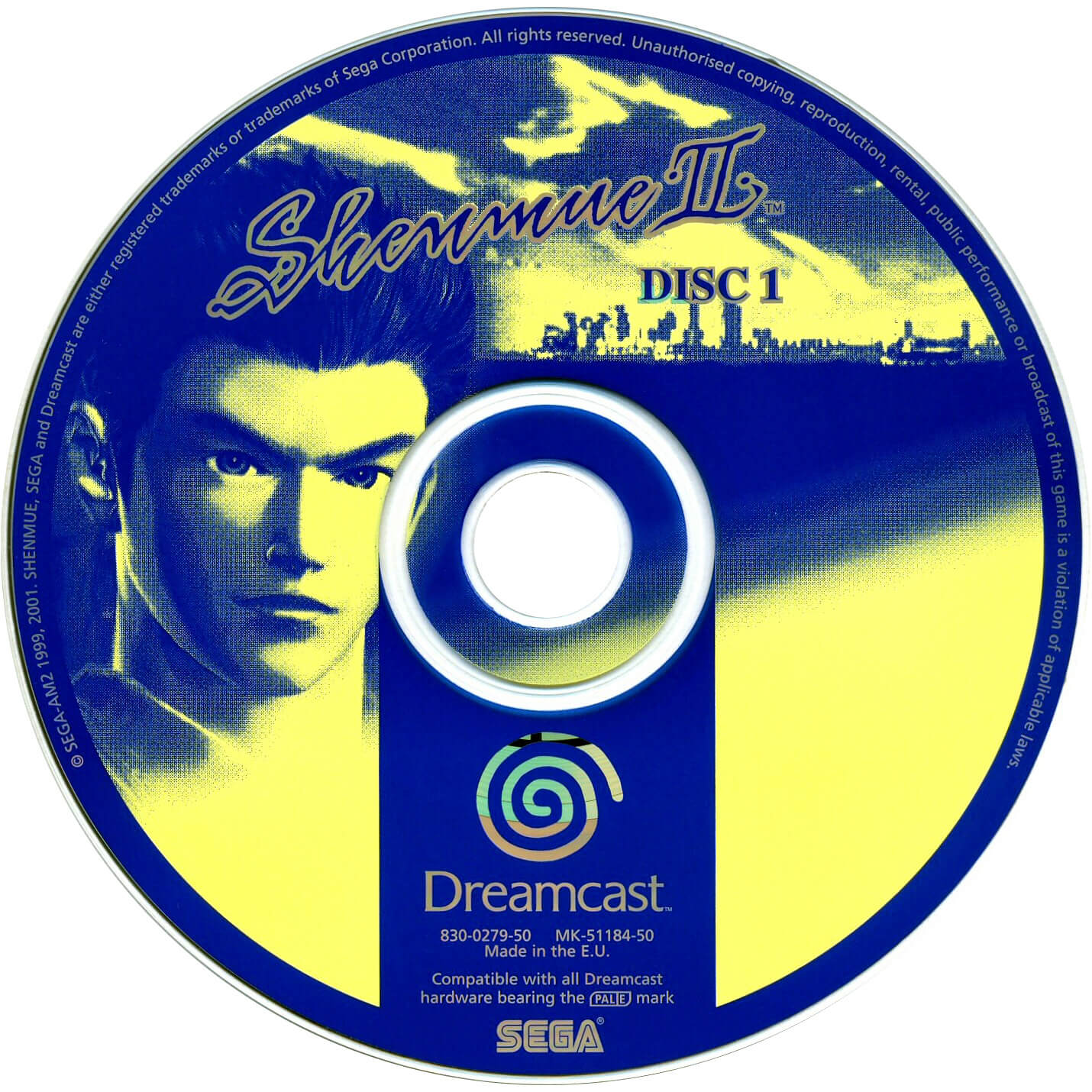 Лицензионный диск Shenmue 2 для Dreamcast